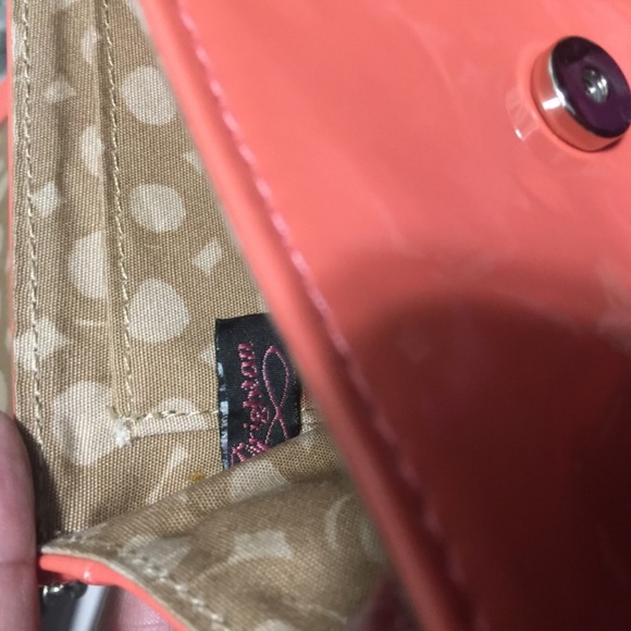 Brighton "Little Dainty" Mini Cross Body Bag Coral - Picture 3 of 7